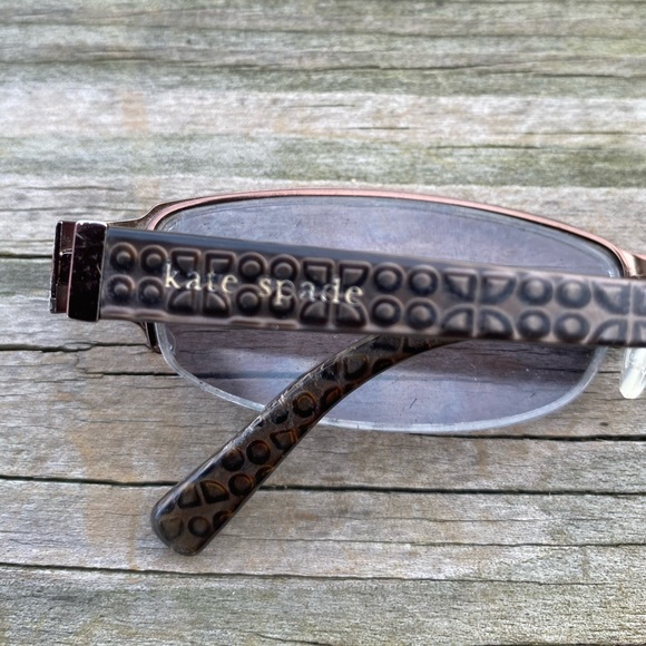 Kate Spade half rim Glasses Frames Mazie dark copper brown Made in Italy 50[]17 main image 8